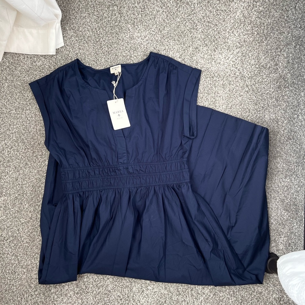 NWT Marea by Liz Joy Clara Dress in Navy